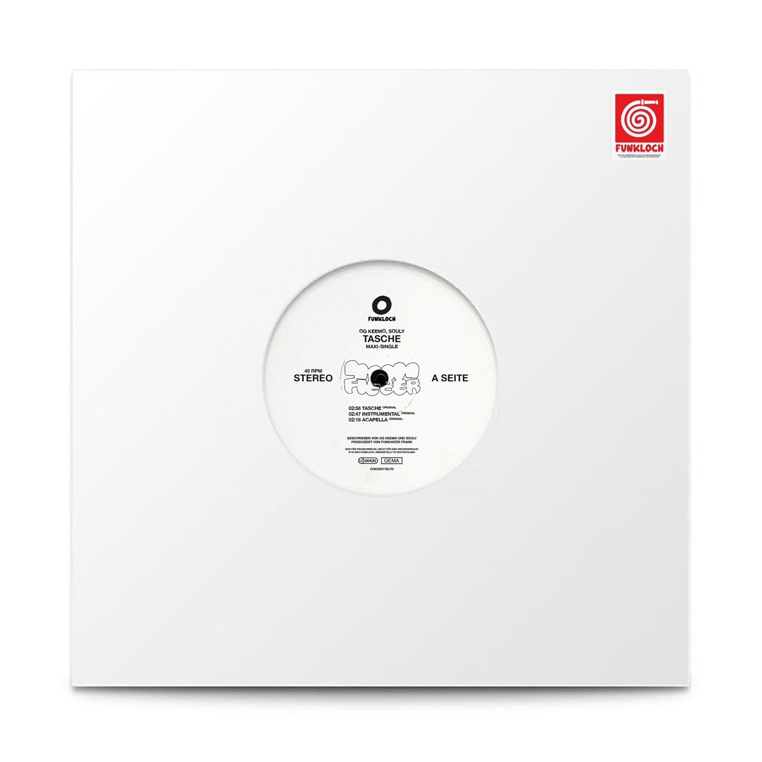 FO#02: OG KEEMO - SOULY TASCHE, (MAXI-SINGLE, Vinyl)